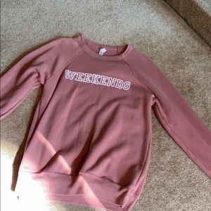 Bella Canvas pullover - “WEEKENDS”